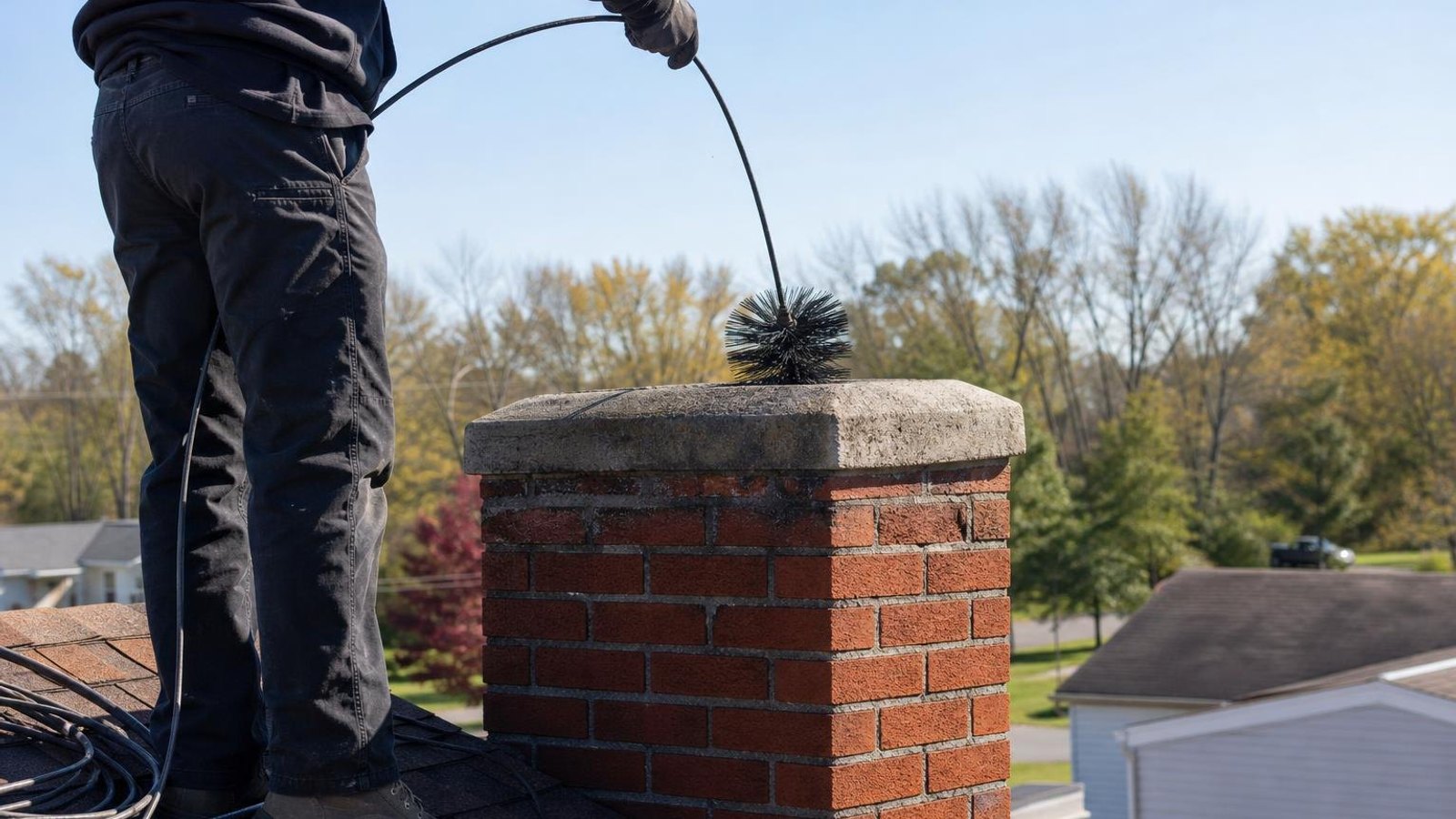 Snow Chimney Repair — chimney sweep & inspection near you